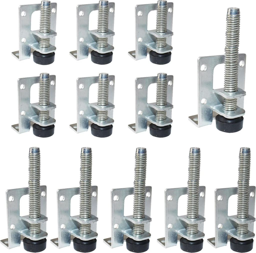 12 verstellbare Nivellierfüße, verstellbare Möbelfüße, Hochleistungs-Hebe-Nivellierer für Möbel, Tische, Schränke, Werkbänke