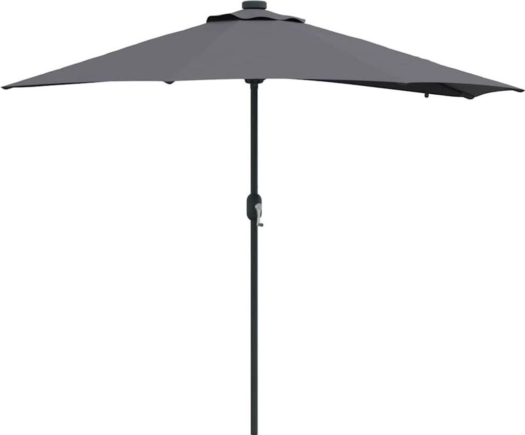 vidaXL Garten-Sonnenschirm Anthrazit 294 x 150 x 223 cm