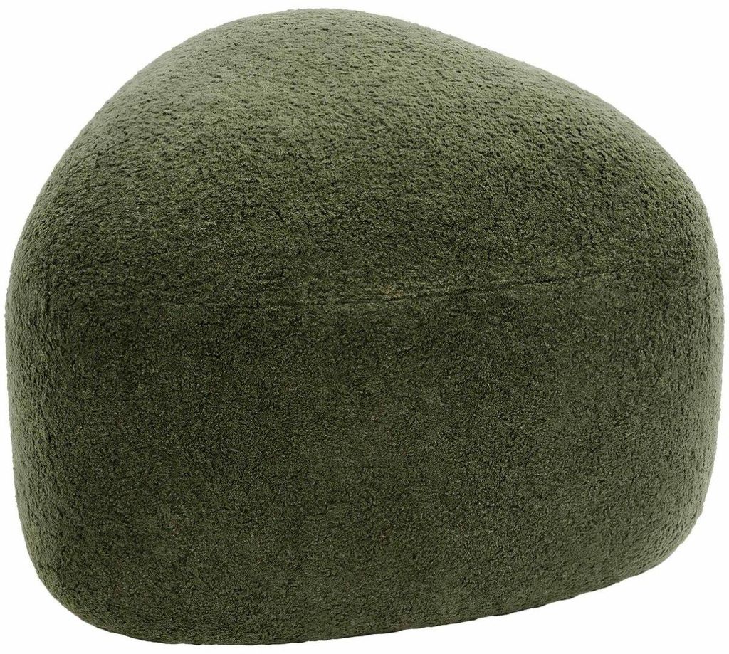 Poltrona Alfrisa Teddy, di colore verde scuro, a forma Immagine del prodotto 