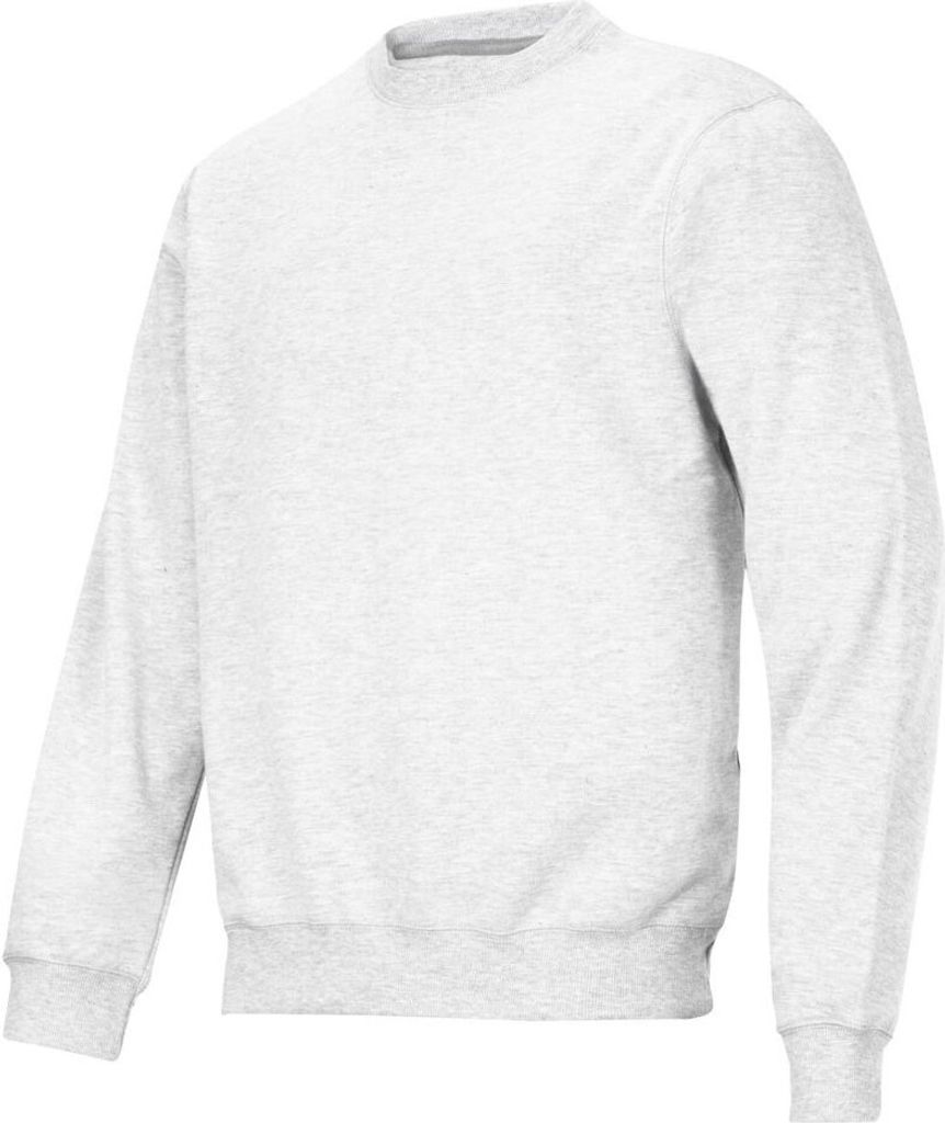 Snickers Klassisches Sweatshirt Baumwolle Weiß-XL