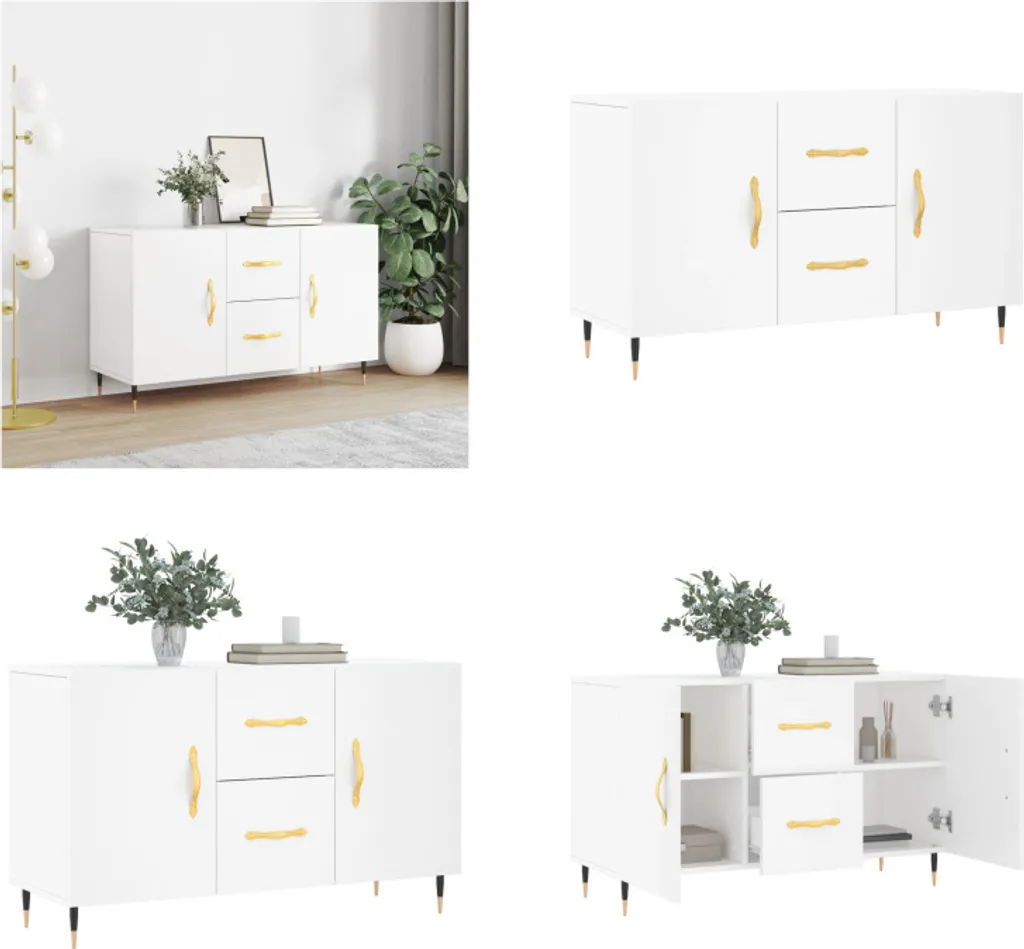 Credenza Bianca vidaXL 100x36x60 cm | Design Timeless per Interni