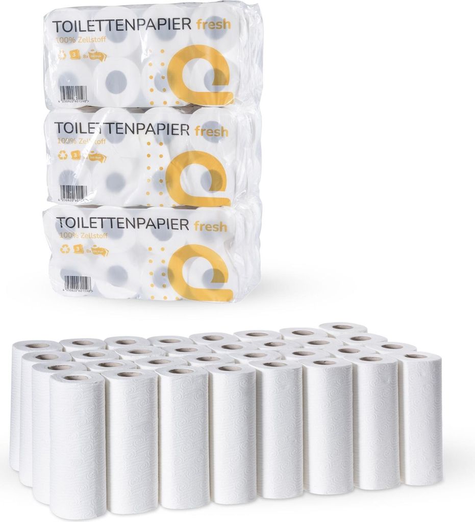 Tissue24 XXL Vorratspack – 72 Rollen Toilettenpapier Produktbild 