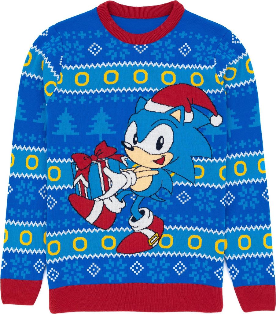 Sonic The Hedgehog - Pullover für Herren - weihnachtliches Produktbild 