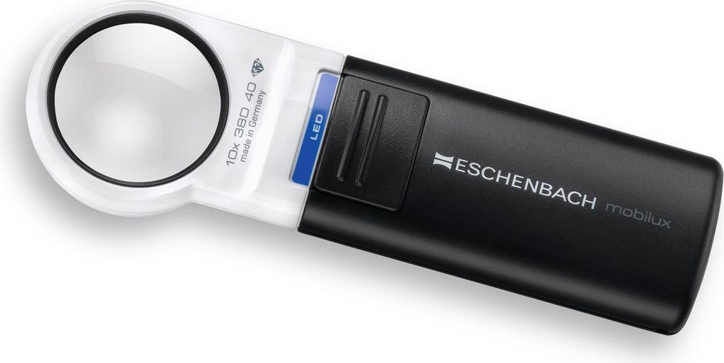 Eschenbach Handlupe 151110 LED Vergroesserungsfaktor 10x Obrázok produktu 