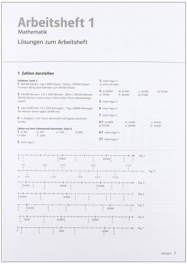 Arbeitshefte Mathematik 1. Neubearbeitung. Produktbild 