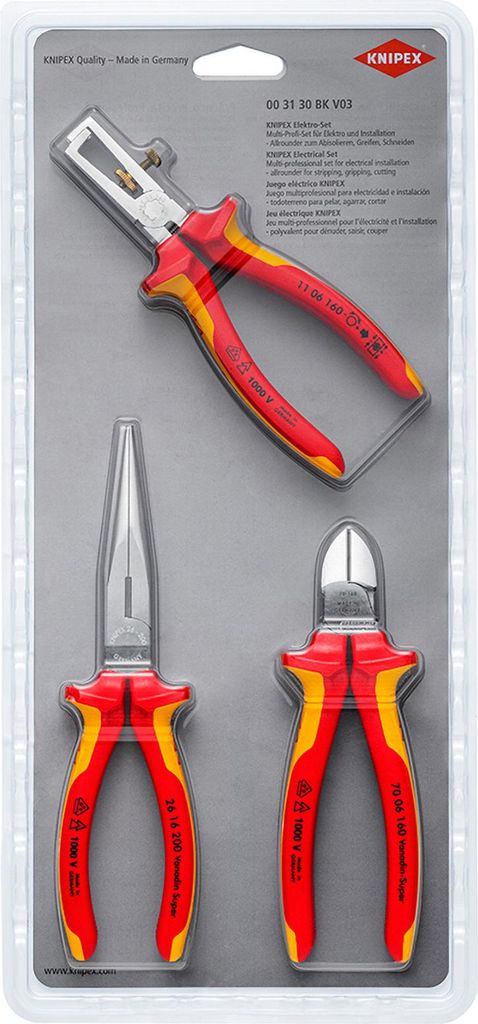 KNIPEX 00 31 30 BK V03 Kit pinze