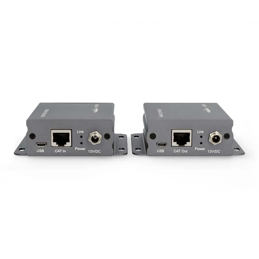 Extension HDMI 4K via câble RJ45 CAT6 Nedis 50 mètres Boîtier en métal