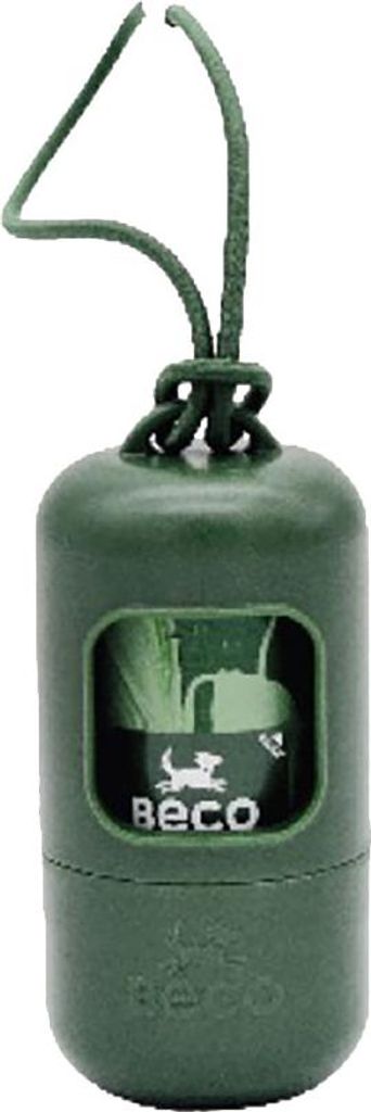 Beco Pets Recycled Plastic Poop Bag Dispenser, Grün, Kunststoff, 15 Stück(e), 45 mm, 45 mm, 90 mm