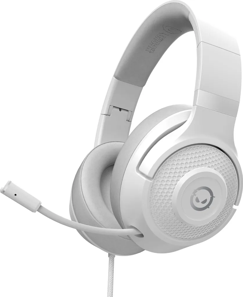 Lorgar Noah 101 Casque de Jeu Blanc avec Mini-Jack 3,5mm Design Pliable
