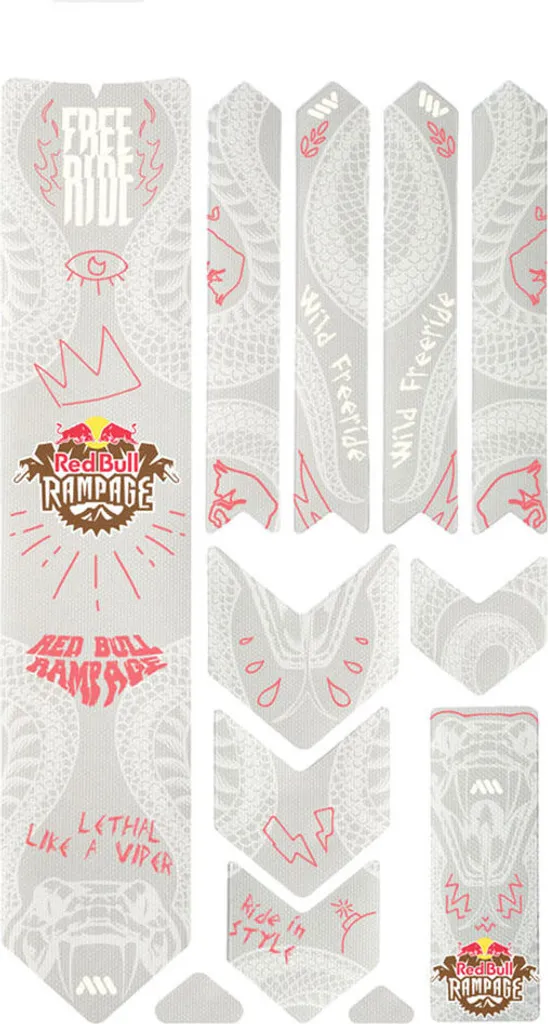 All Mountain Style Red Bull Rampage Protection Cadre VTT Transparente