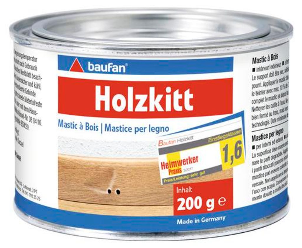 Holzkitt Baufan natur 200 g Produktbild 