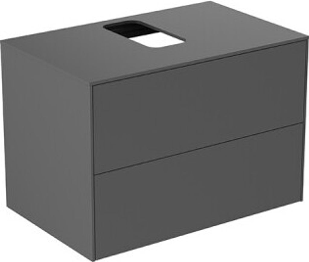 Untere Schubladenfront CONCA für WTU 802mm anthrazit matt 802 mm anthrazit matt
