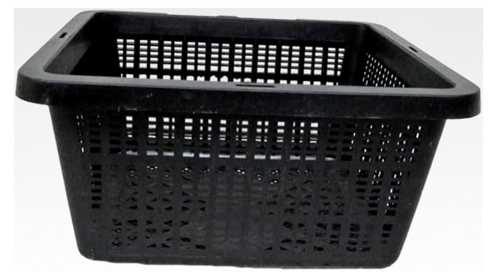 Eckiger Teich-Pflanzkorb 19 x 19 x 9 cm