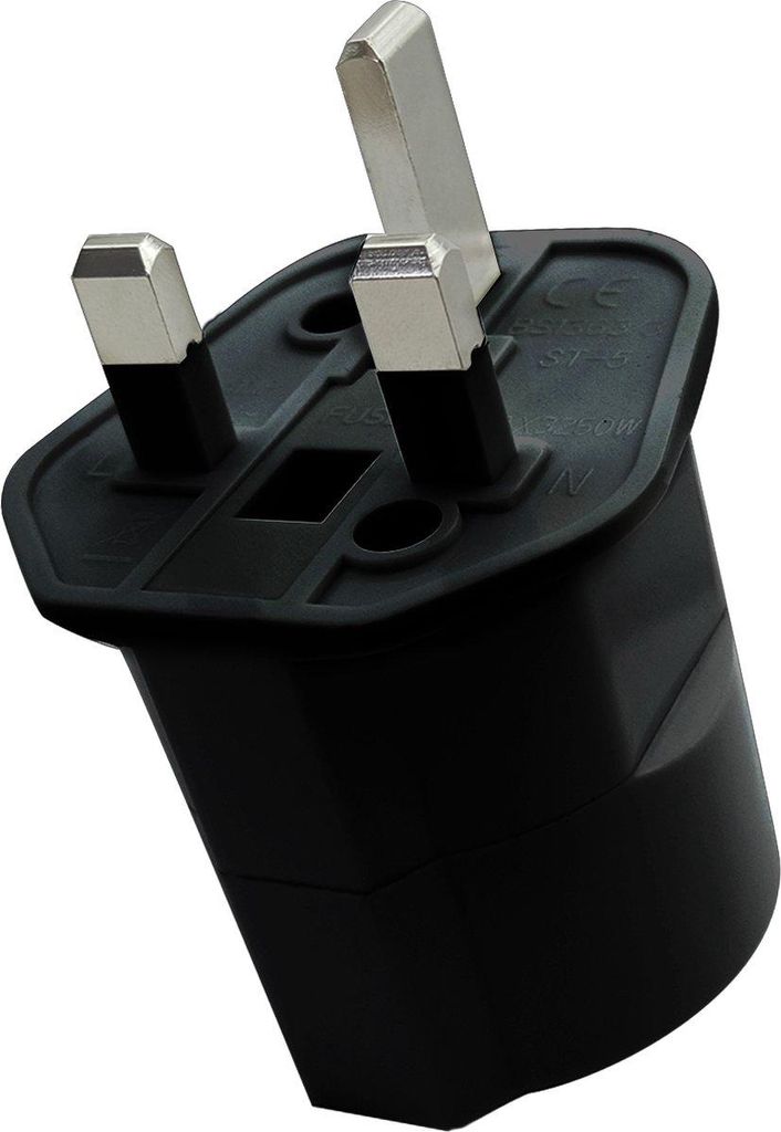 Reiseadapter Typ G - EU nach England, Irland, Malta, Produktbild 