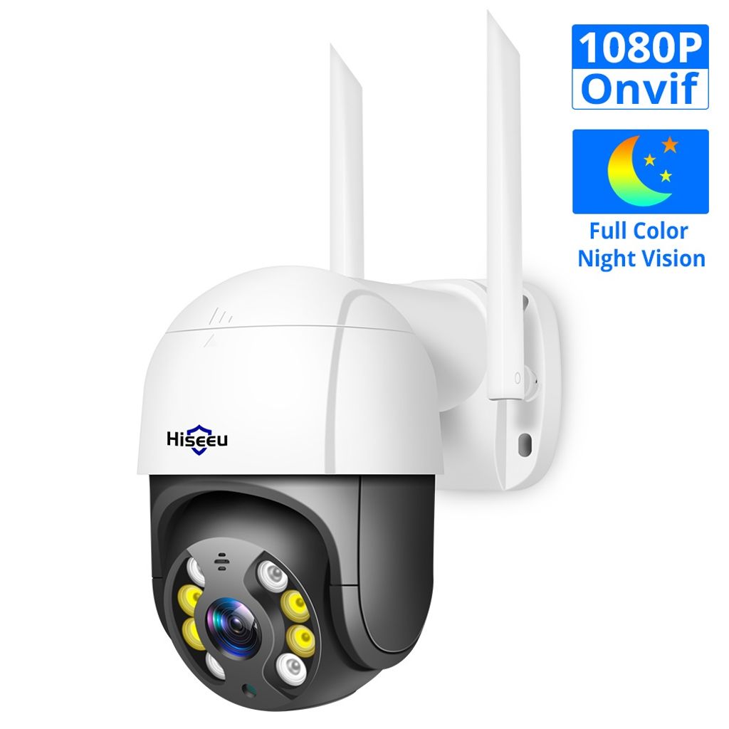 3MP HD IP Dome Kamera Überwachungskamera ONVIF CCTV Außen Nachtsicht Wlan PTZ DE