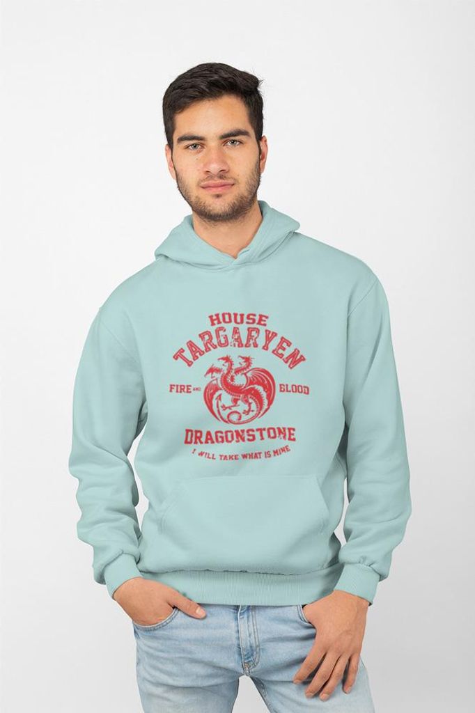 D&B Uni Hoodie MO00093 Targaryen MintGrün-Größe S