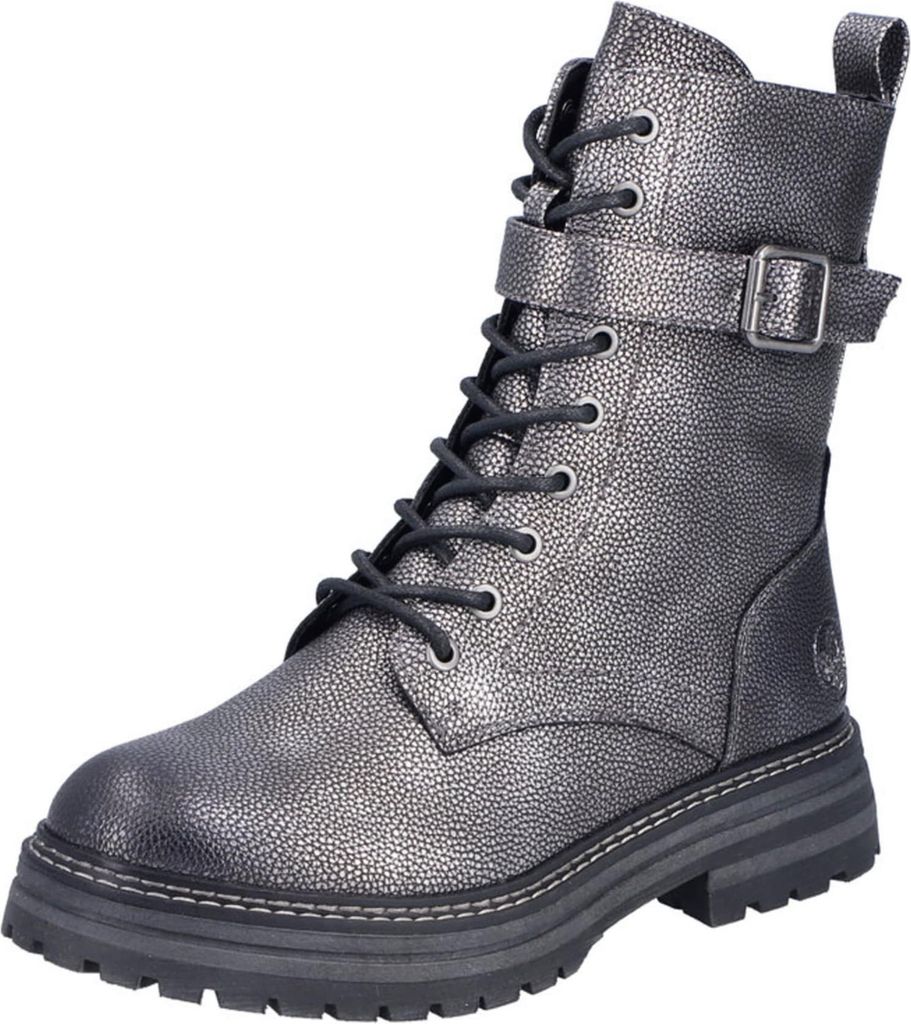 Rieker Damen Stiefel 36778-36, 36778-37, 36778-38, 36778-39, 36778-40, 36778-41, 36778-42, 36778-43 RIE-93024 altsilber 43