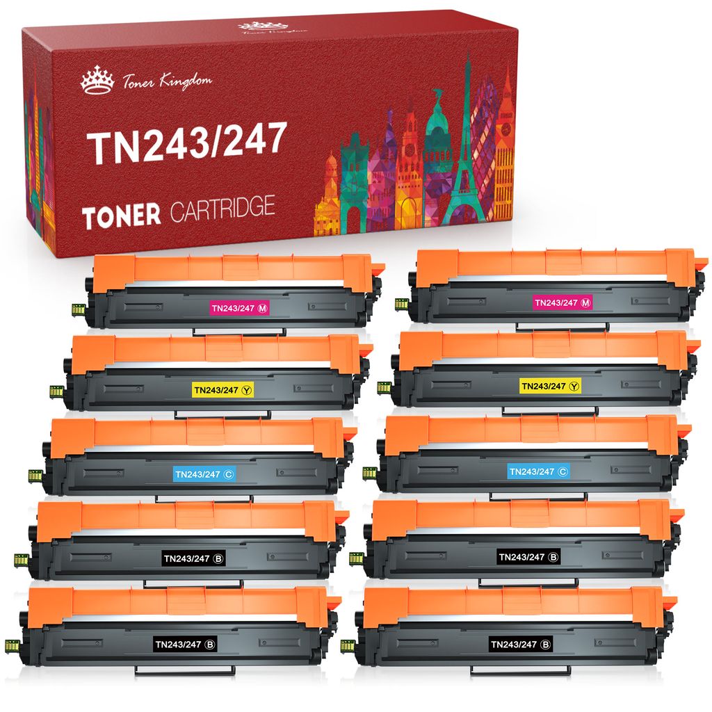 TN247 TN-243CMYK TN243 TN243CMYK TN-243 pour Toner Brother DCP