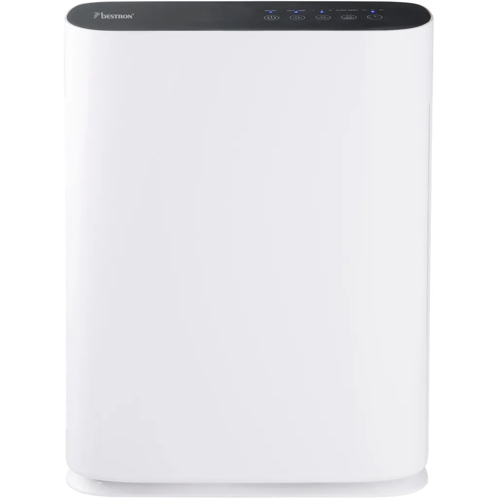 Purificateur d'air Anti-Poussière Bestron AIRP200UV 55W 20m2 Blanc