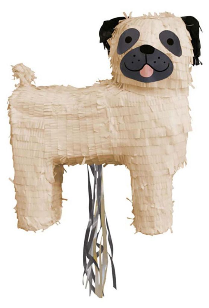 Amscan Pinata Pull Mops, 37x34x14cm, verdecktes Loch, bis Produktbild 