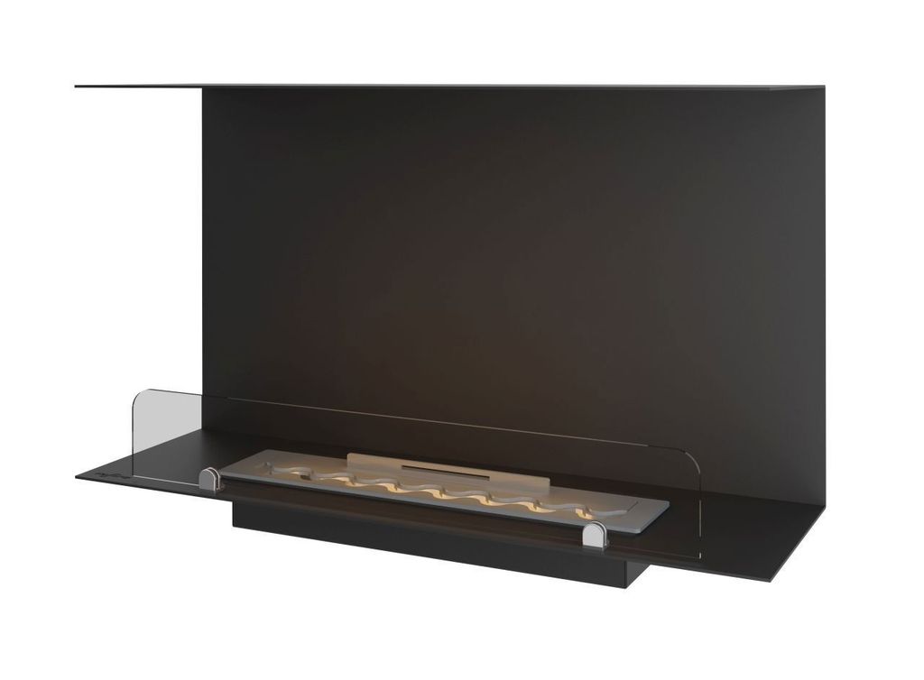 InFire Inside C800 Ethanolkamin Schwarz ohne Blendrahmen