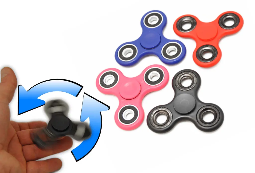 3er Set Hand Finger Spinner / Handkreisel /