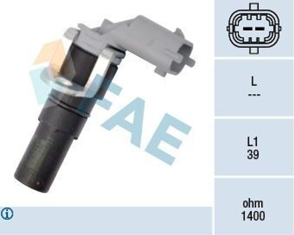 FAE 79182 Kurbelwellensensor Impulsgeber für OPEL Corsa C Schrägheck (X01)
