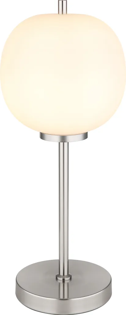 Lampe à pince GLOBO argent gain de place pour bureau et table 45cm