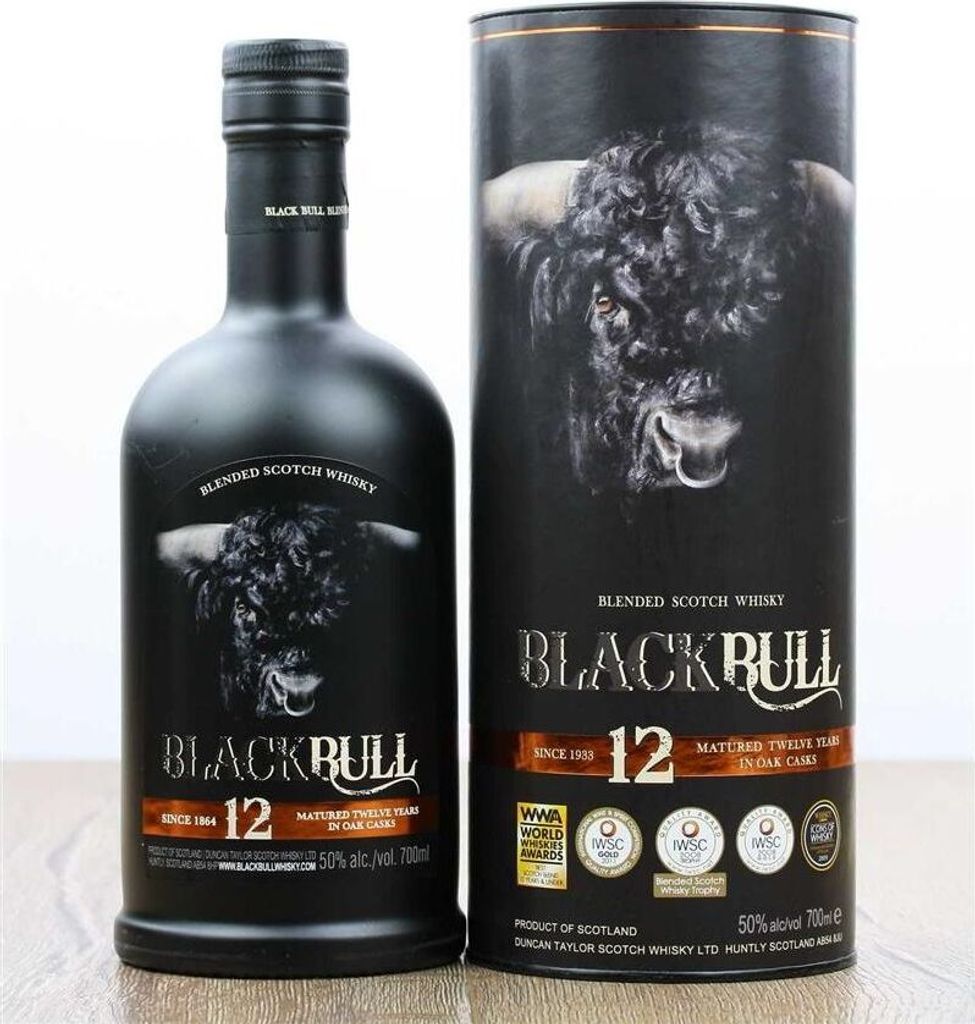 Black Bull 12 Years + GB 0,7l