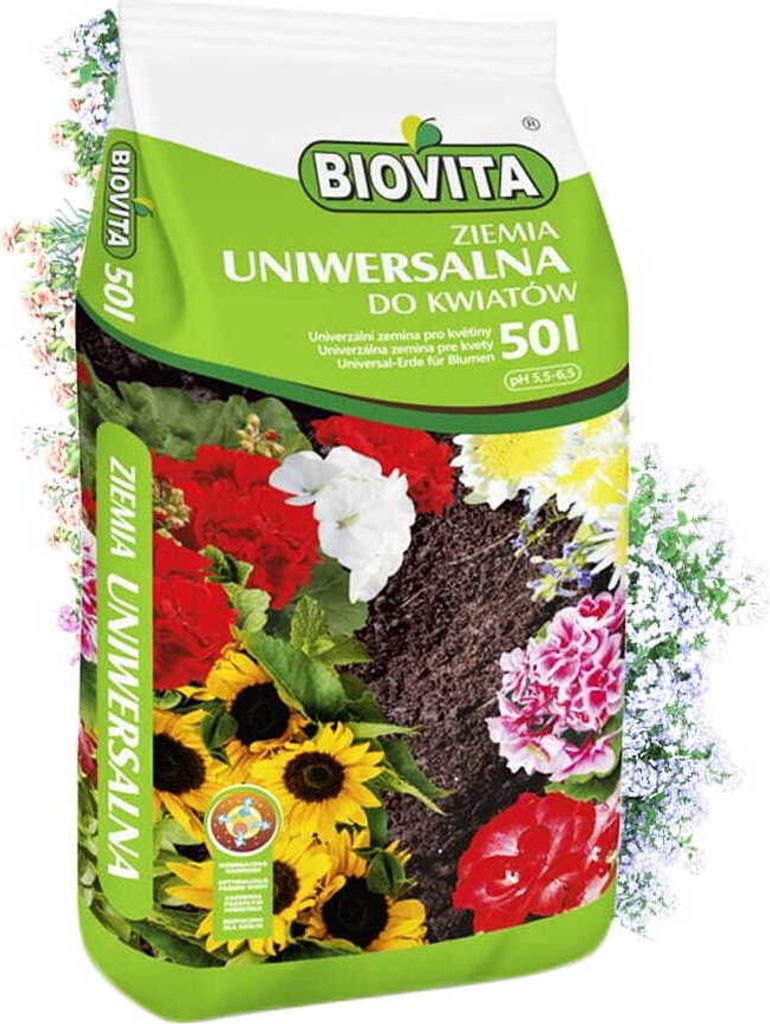 Biovita Universal Blumenerde 80 Liter Mit Dünger Produktbild 