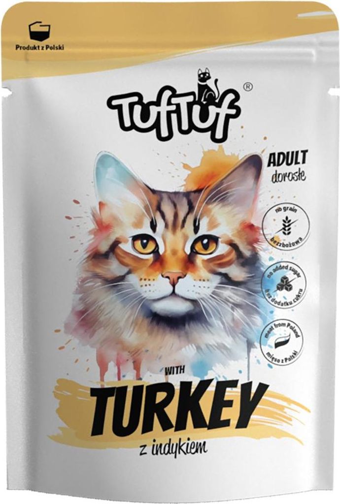 katzenfutter - feuchtfutter katze - Beutel Truthahn - 100g Produktbild 