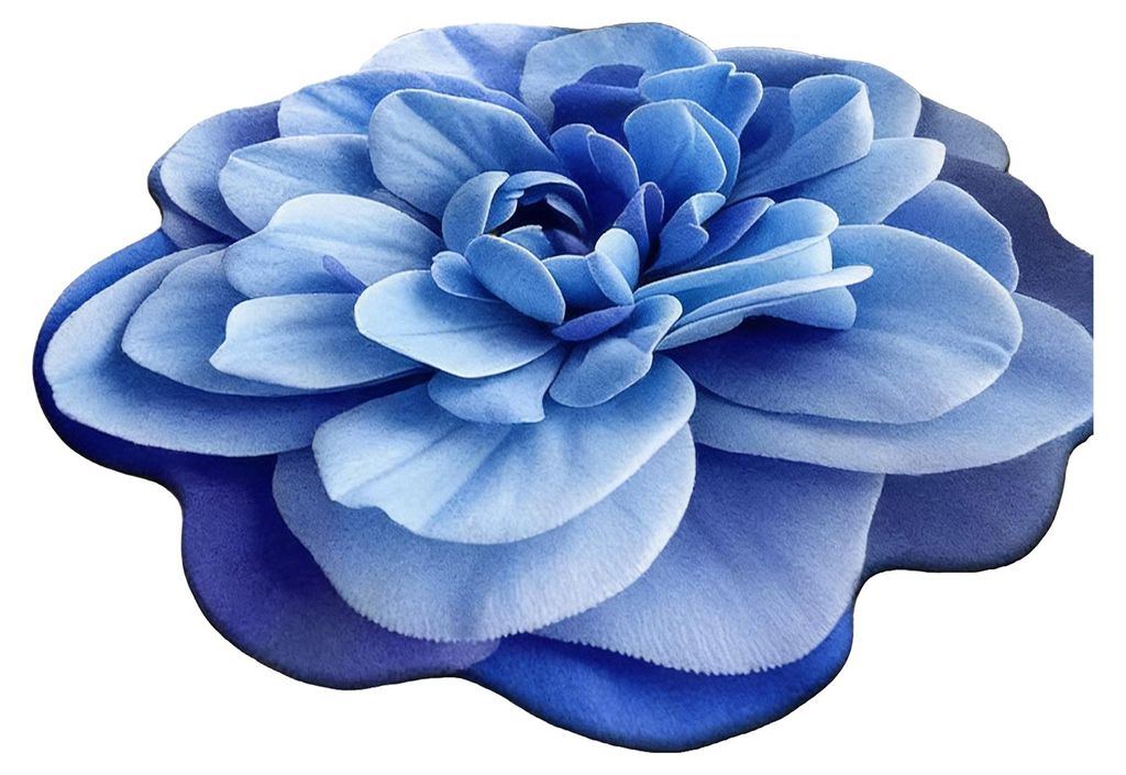3D-Blumenmuster-Teppich, realistische Blumenmuster-Fußmatte, rutschfest, saugfähig, Badezimmerteppich für Schlafzimmer, Wohnzimmer, Spielzimmer,...