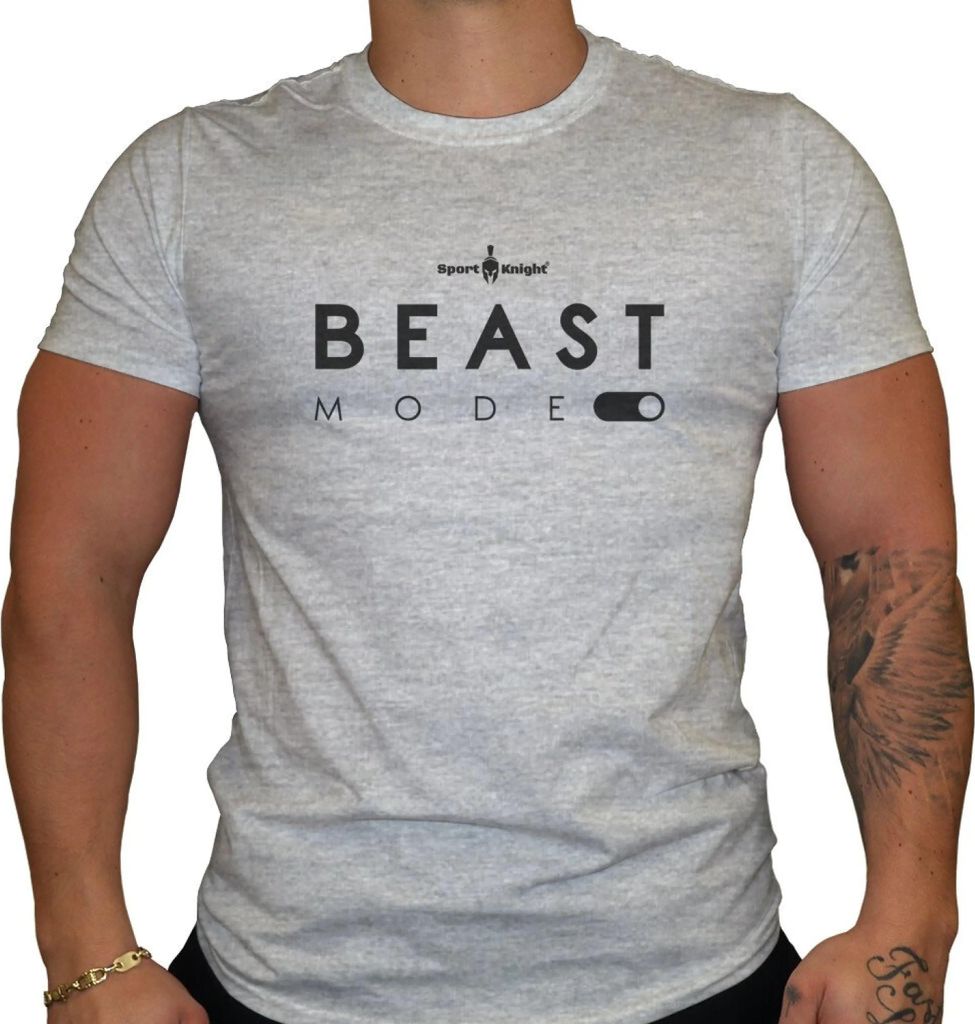 Sport-Knight Herren Fitness T-Shirt "Beast Mode On"