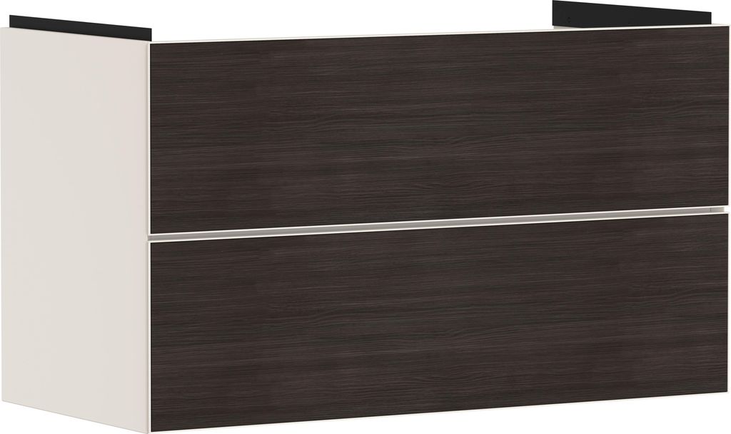 hansgrohe Xevolos E Waschtischunterschrank, 2 Schubkästen, SoftClose, 980x475x555mm, für den Waschtisch, 54182730