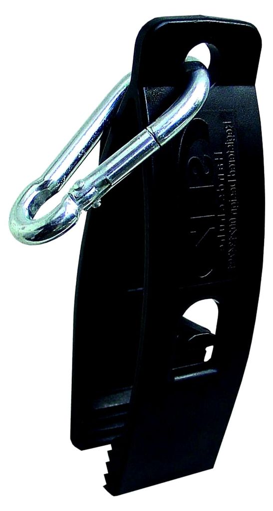900340#black Snapper Handschuhhalter, Hartplastik, One Size, Schwarz