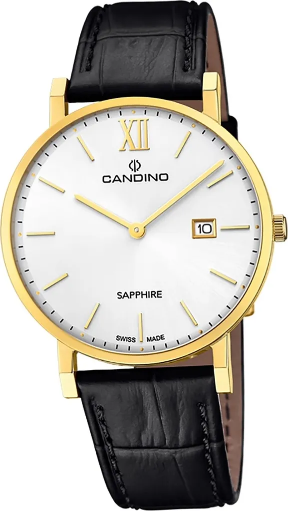 Orologio Candino Uomo Classico D2UC4726/1 - Pelle Nera e Zaffiro
