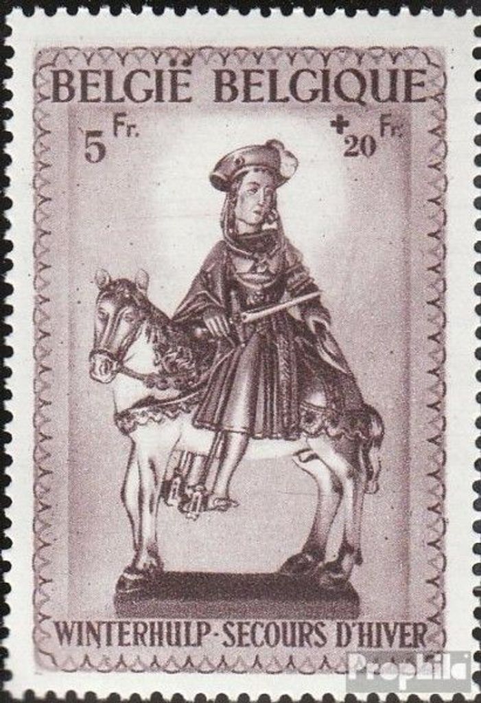 Briefmarken Belgien 1942 Mi 599 (kompl.Ausg.) postfrisch Winterhilfe