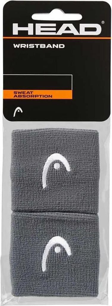 Head Racket Logo 2.5 ́ ́ Handgelenkband Grau Grau One Size