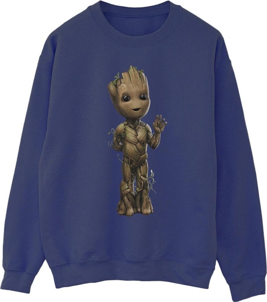 Marvel - "I Am Groot" Sweatshirt für Herren BI36131 (XL) (Marineblau)