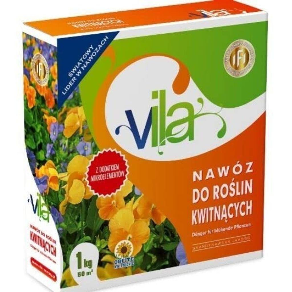 Vila Dünger für blühende Pflanzen Pflanzen Blumen Blumendünger Pflanzendünger 1 kg
