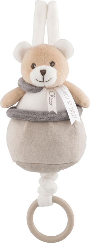 CHICCO spieluhr Teddybär junior 9 x 21,5 cm Plüsch beige