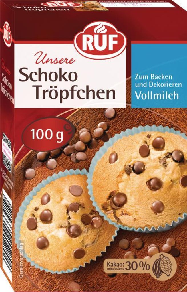 RUF Schoko Tröpfchen Vollmilch Produktbild 