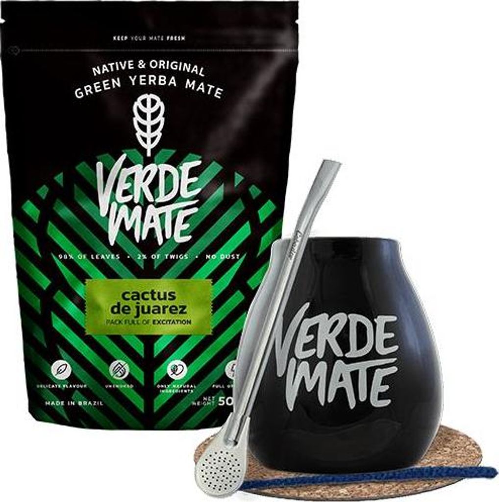 Set Yerba Verde Mate Cactus 0,5kg