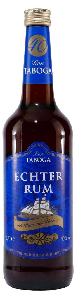 Ron Taboga Echter Rum 40% (Blau)