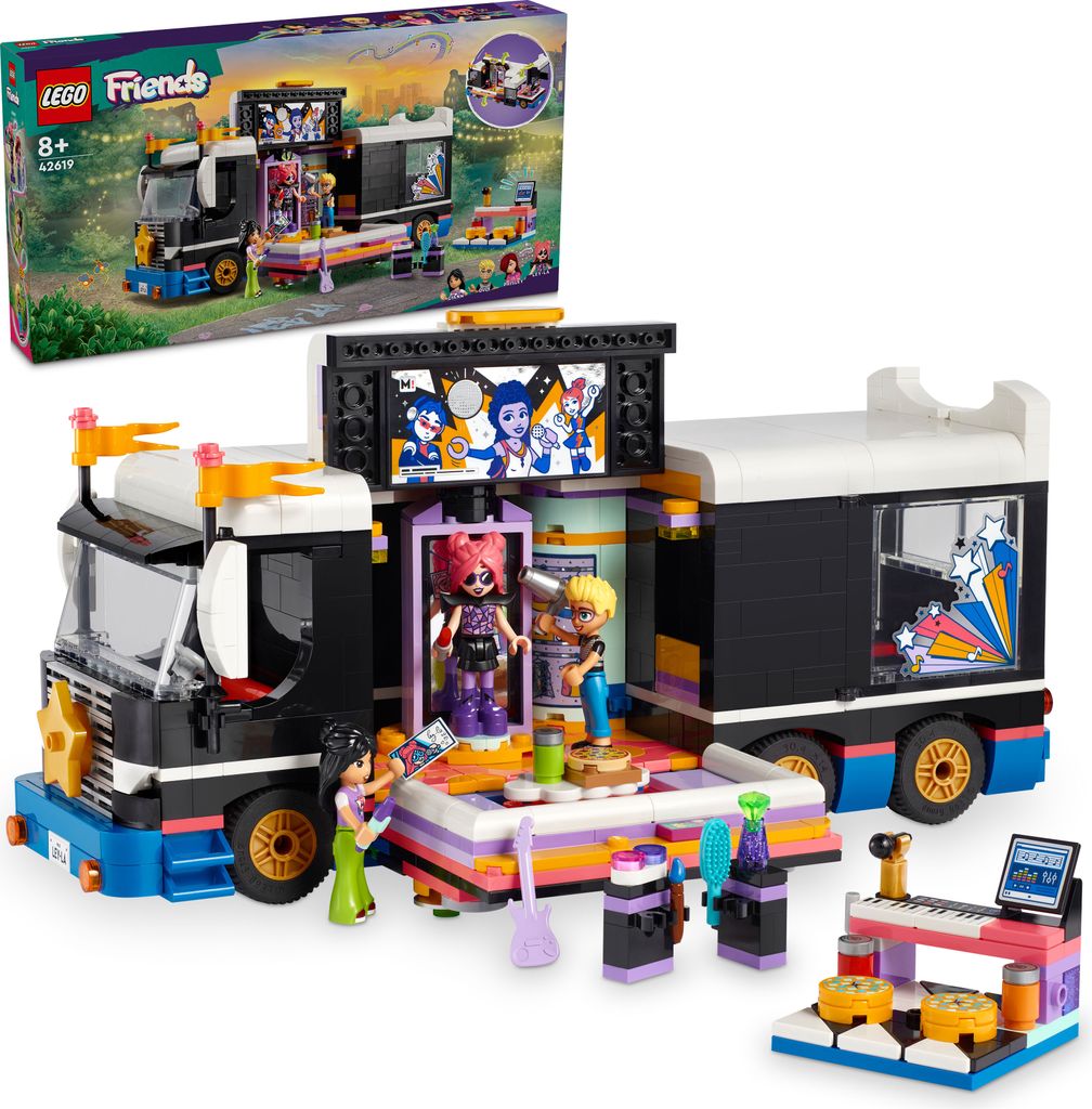 LEGO® Friends 42619 Autobus turystyczny Pop Star Zdjęcie produktu 