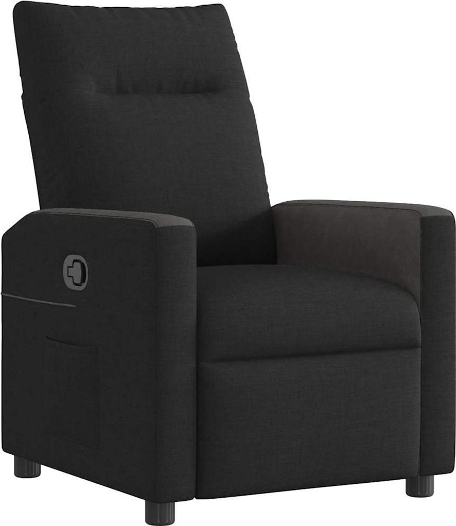 vidaXL Relaxsessel Schwarz Stoff