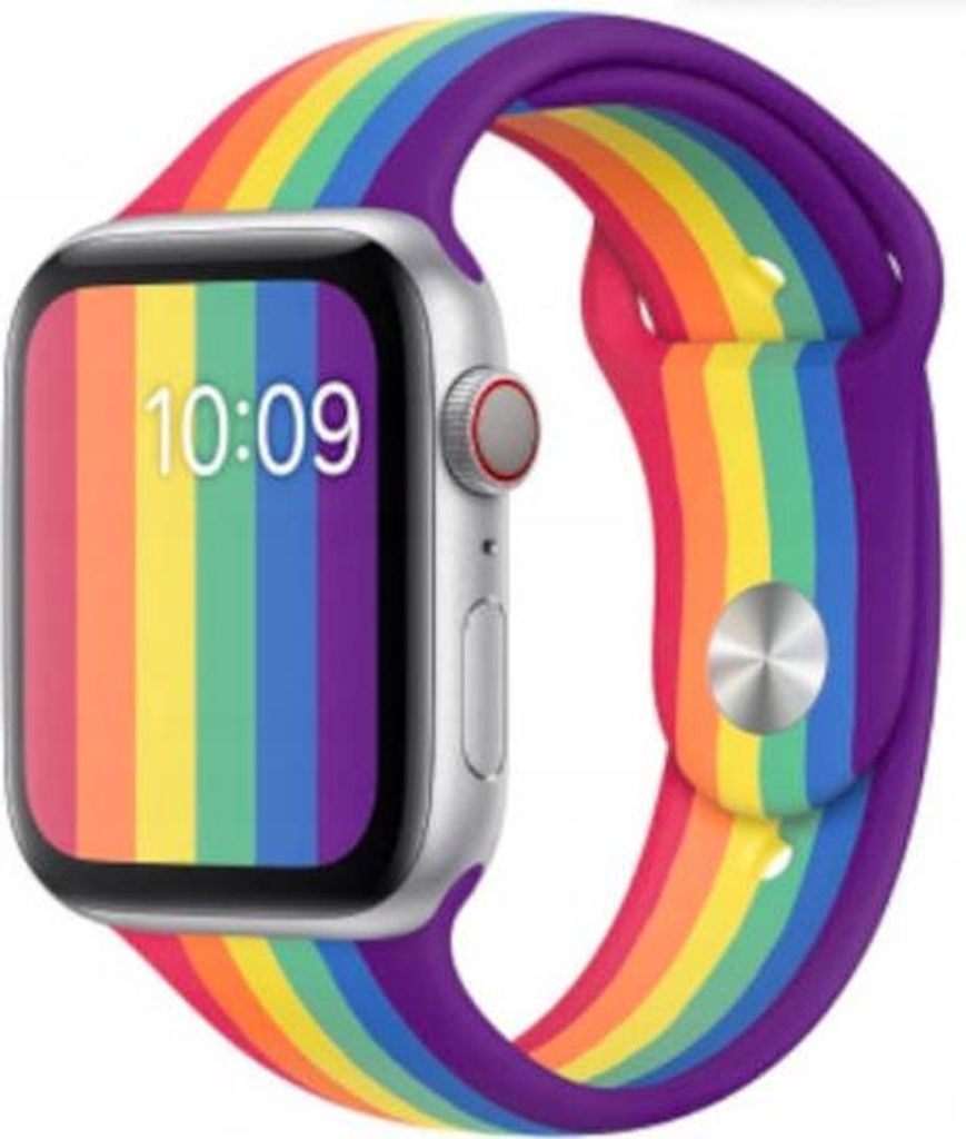 Sportarmband aus Gummi für Apple Watch 3 4 5 6 7 8 9 SE Produktbild 