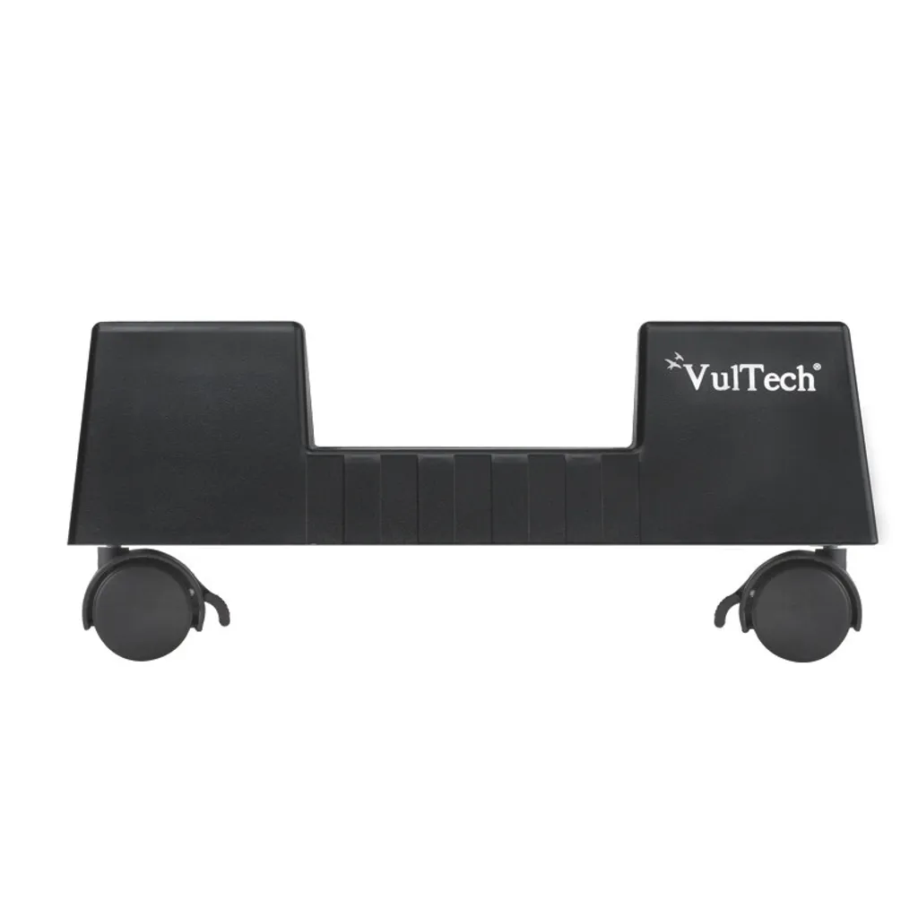 Chariot pour unité centrale support PC à roulettes réglable noir - 2