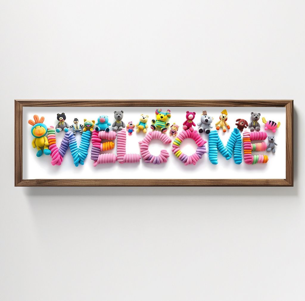 Wallity, AI052, Dekoratives gerahmtes MDF-Gemälde, Mehrfarbig, 100 % MDF, 19 x 70 x 3,5 cm