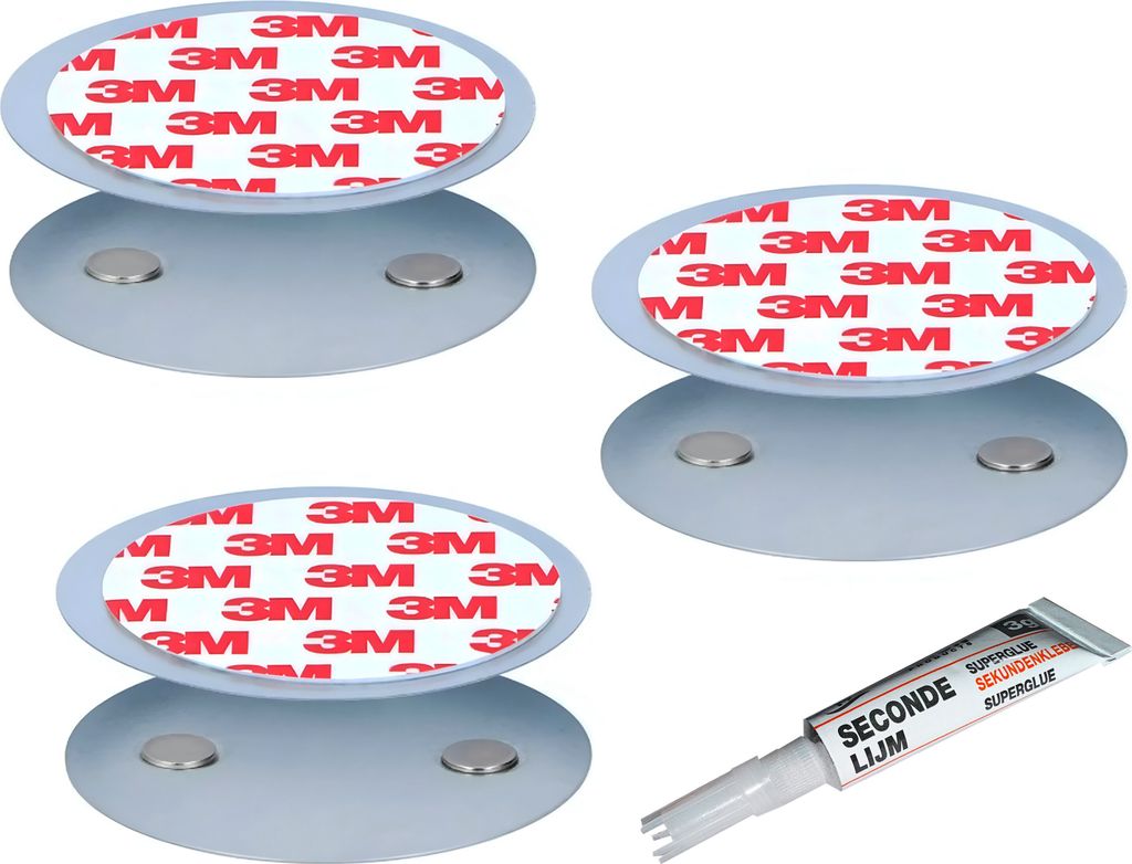 Magnetický závěsný systém (průměr 7 cm, na zeď a strop) Obrázek produktu 
